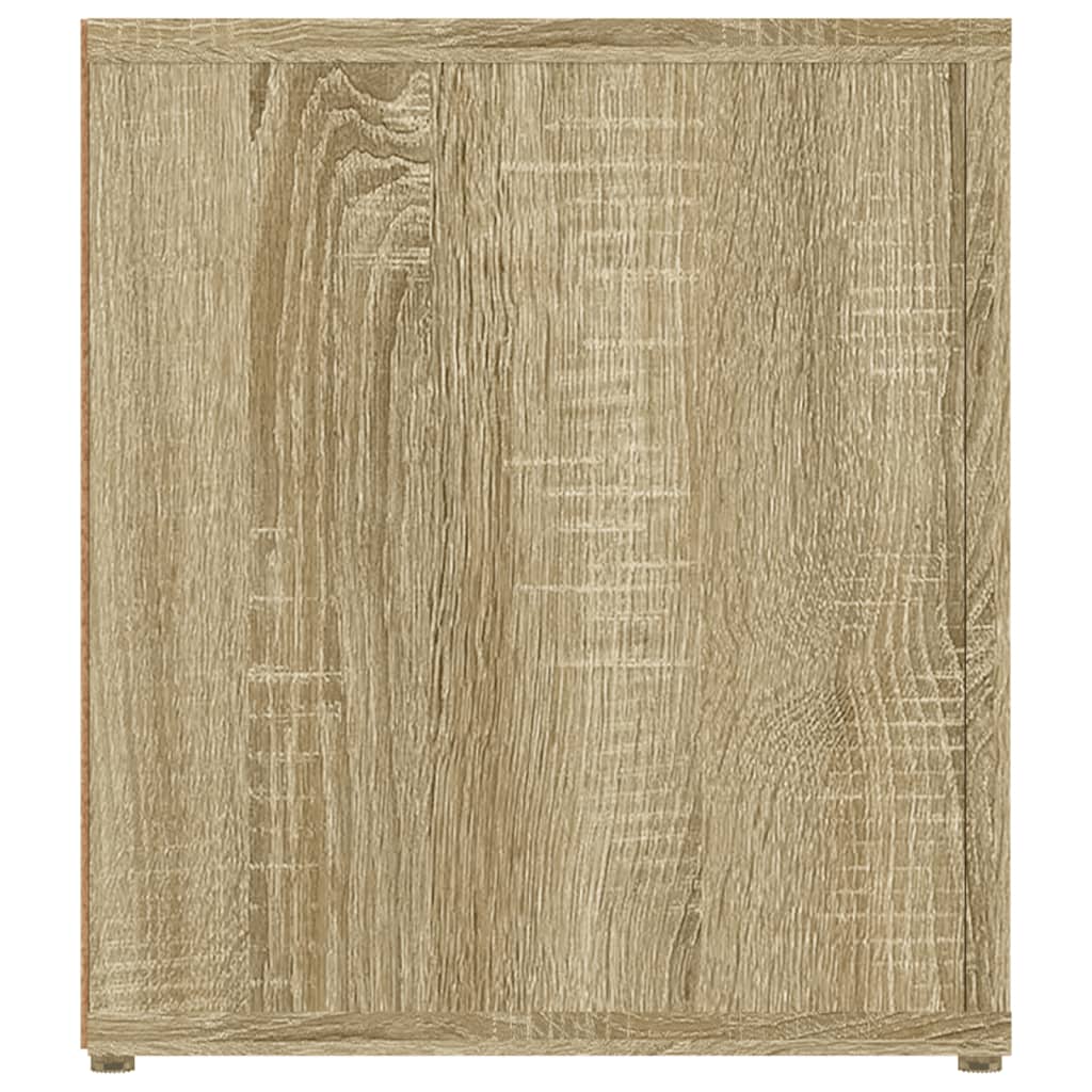 Tv-meubel 80x31,5x36 cm bewerkt hout