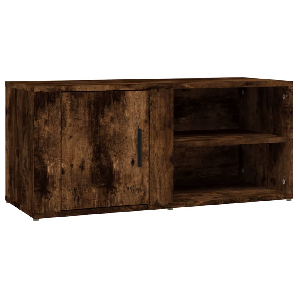 Tv-meubel 80x31,5x36 cm bewerkt hout