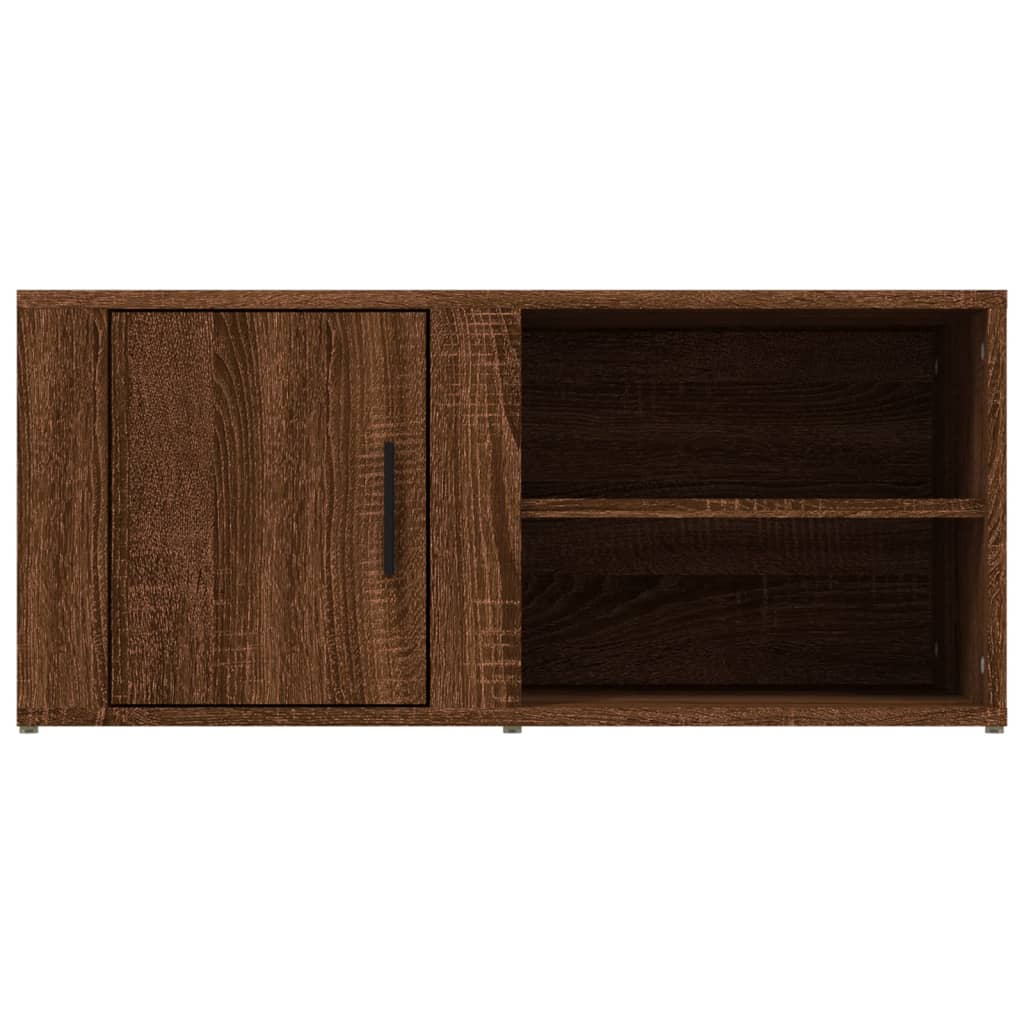 Tv-meubel 80x31,5x36 cm bewerkt hout