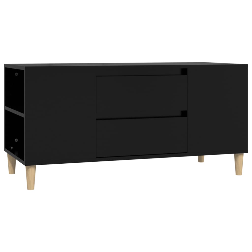 Tv-meubel 102x44,5x50 cm bewerkt hout