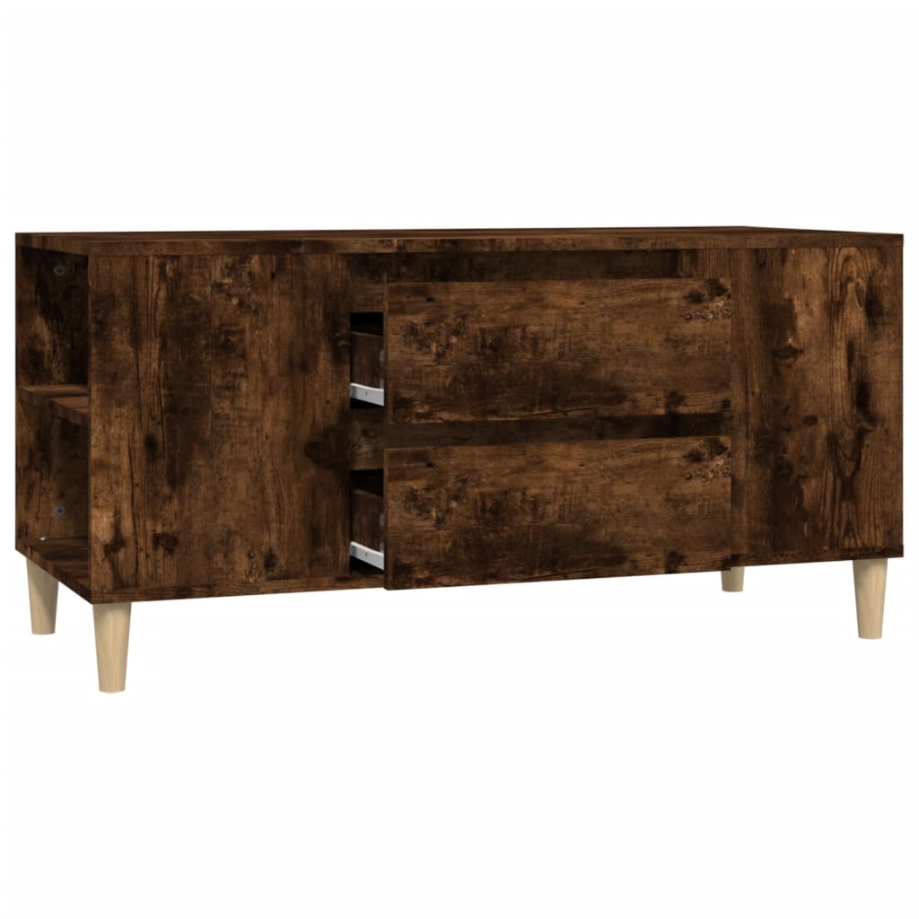 Tv-meubel 102x44,5x50 cm bewerkt hout