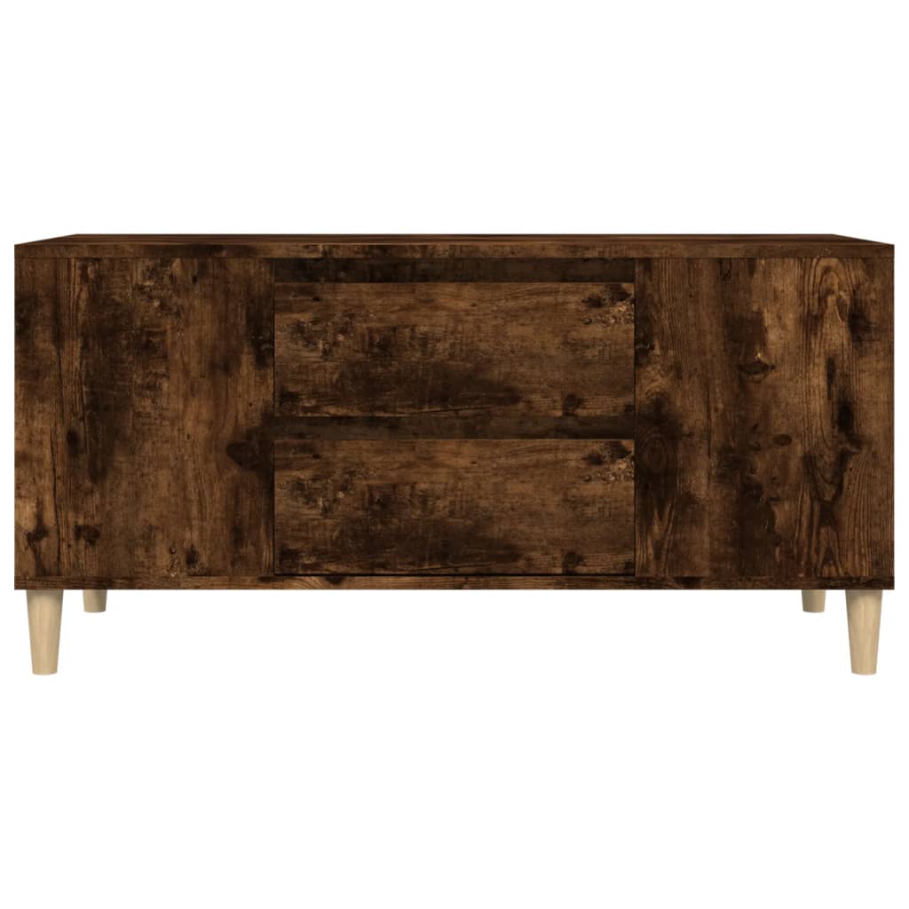 Tv-meubel 102x44,5x50 cm bewerkt hout