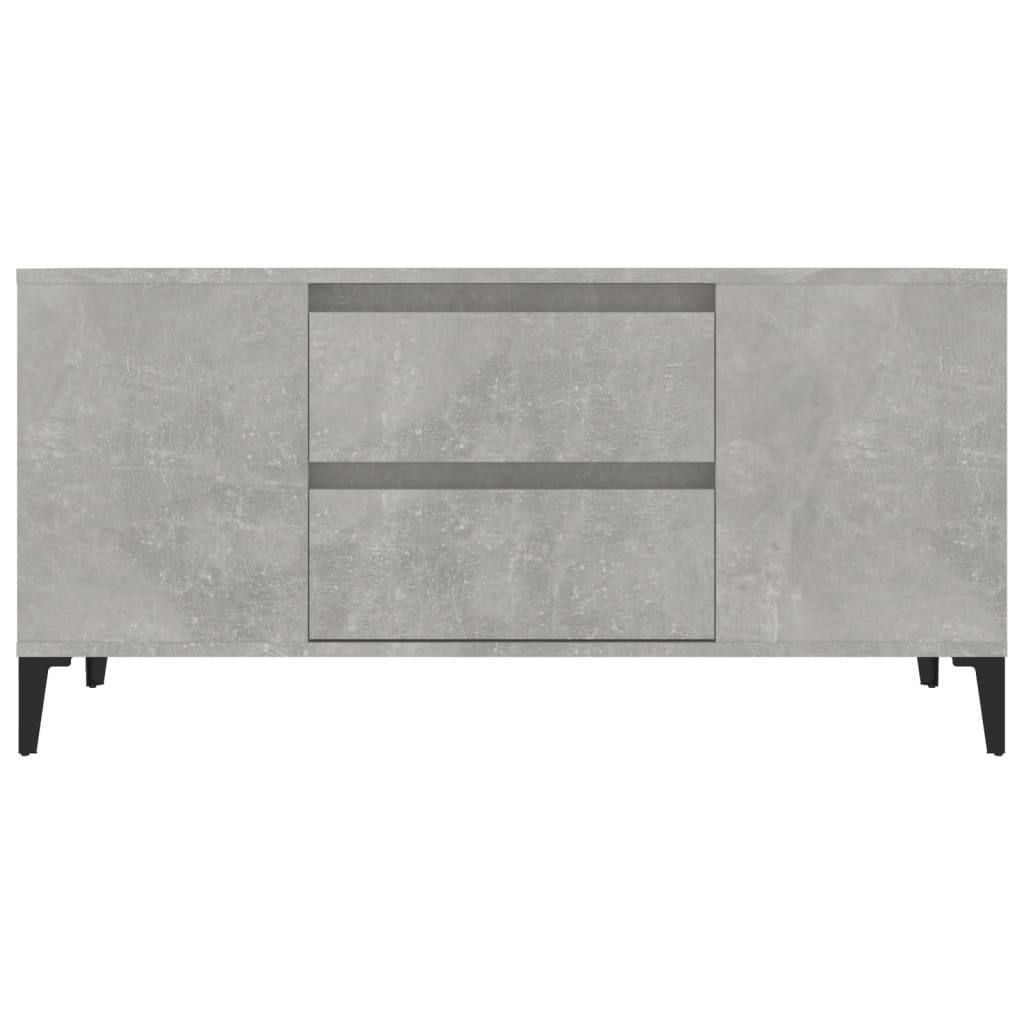 Tv-meubel 102x44,5x50 cm bewerkt hout