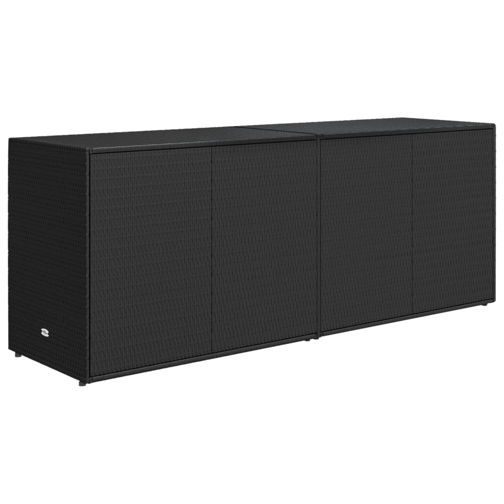 Tuinkast 198x55,5x80 cm poly rattan