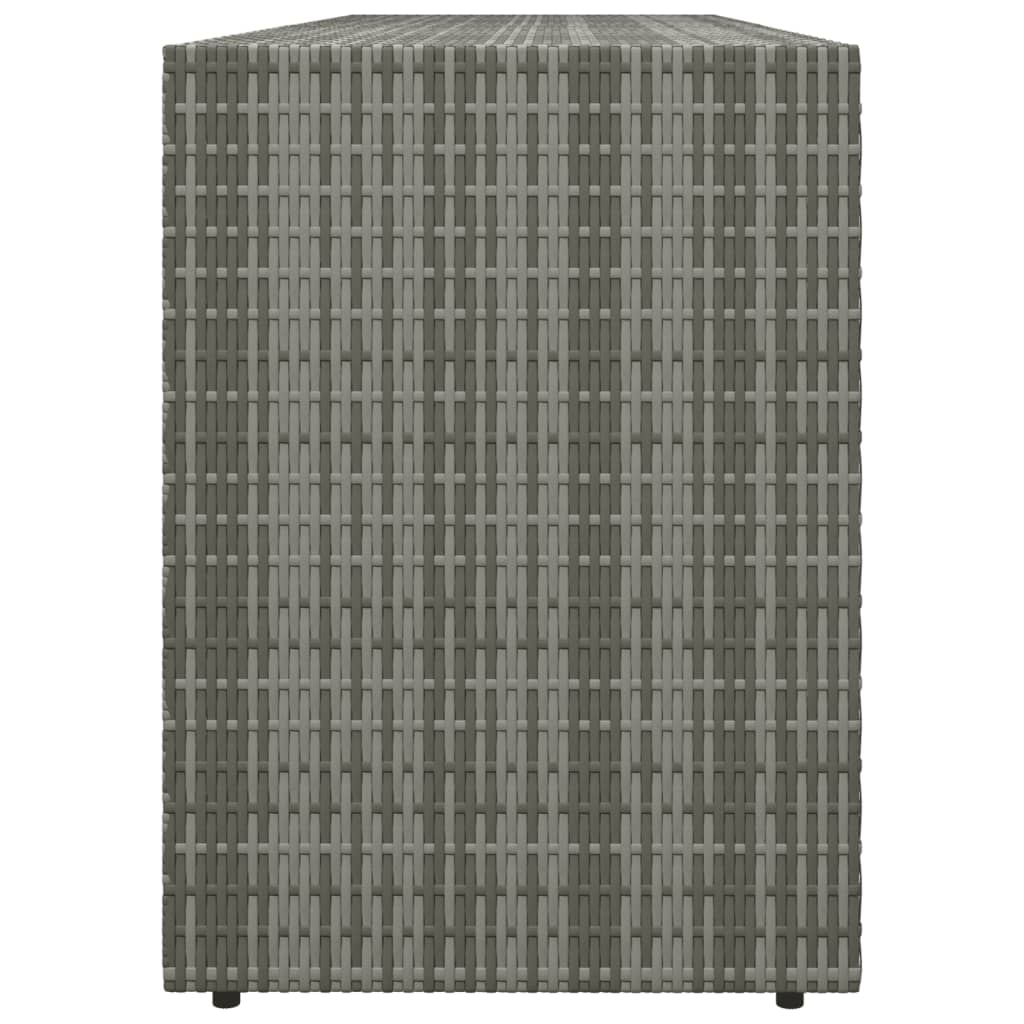 Tuinkast 198x55,5x80 cm poly rattan