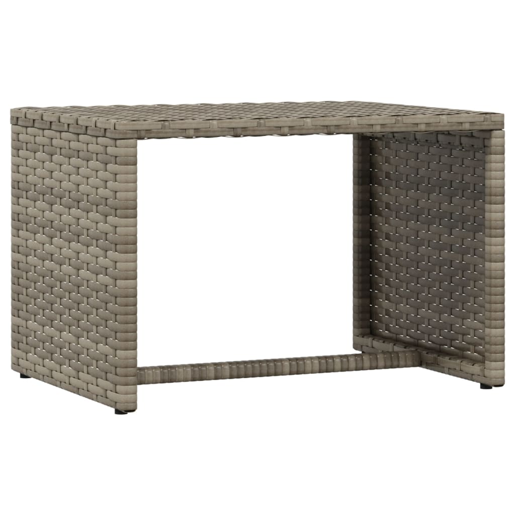 Ligbed met kussen 1 st 201x55x62 cm poly rattan