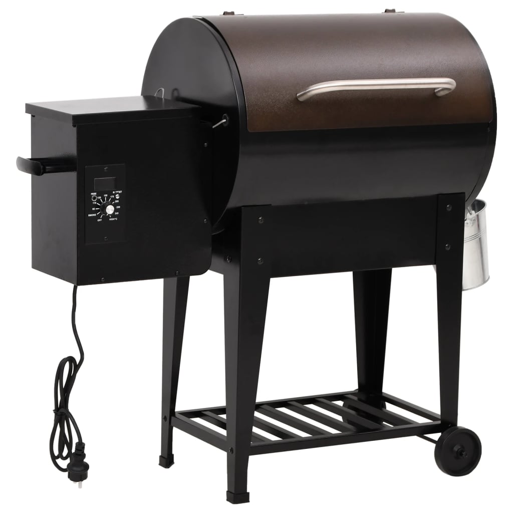 Pelletbarbecue 94 cm ijzer zwart