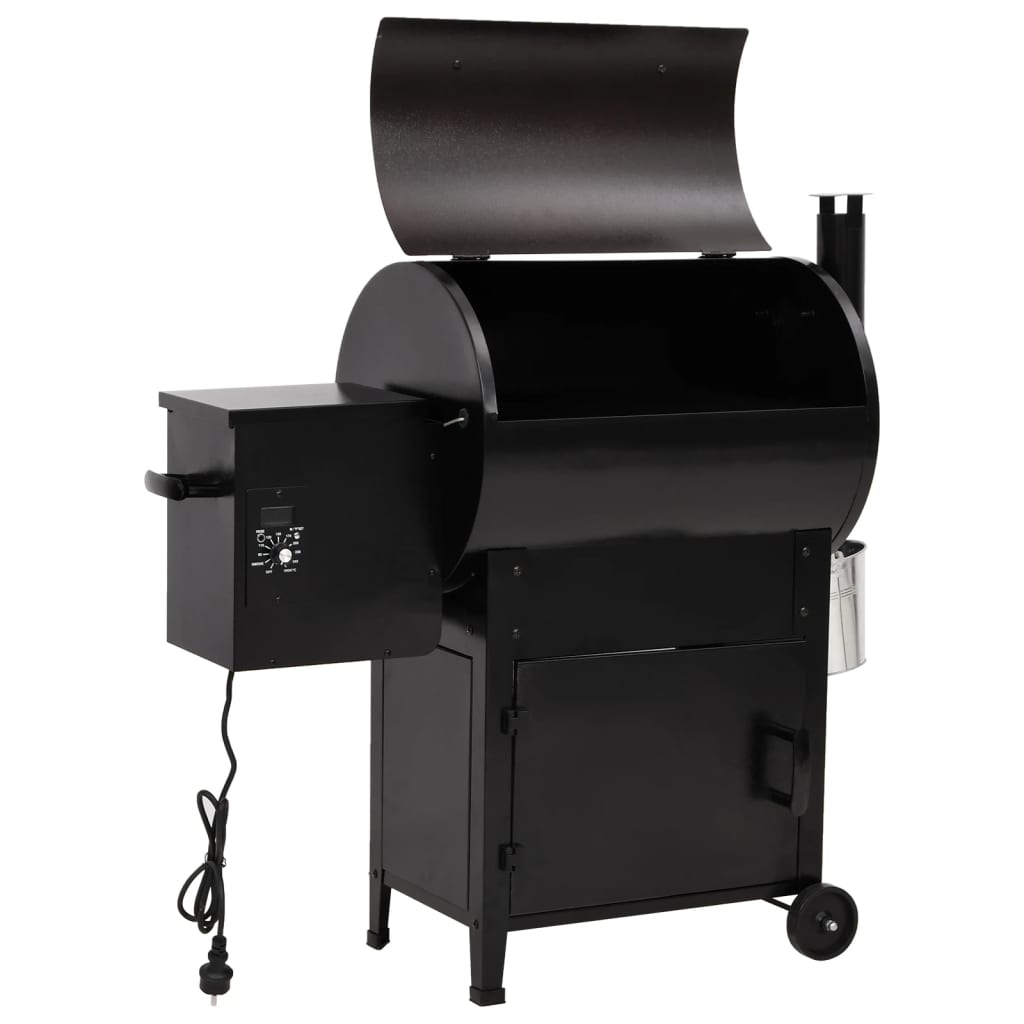 Pelletbarbecue 94 cm ijzer zwart