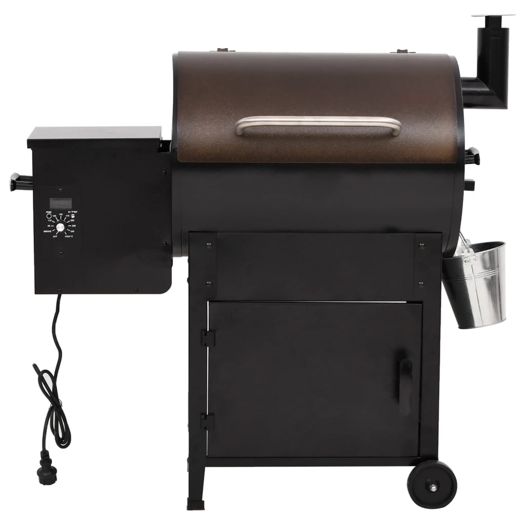 Pelletbarbecue 94 cm ijzer zwart