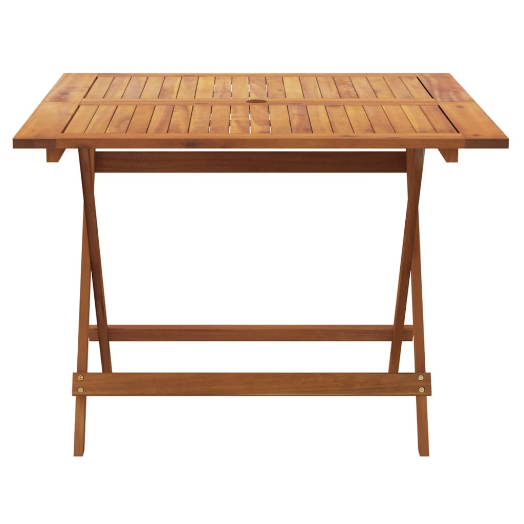 Tuintafel inklapbaar 110 cm massief acaciahout