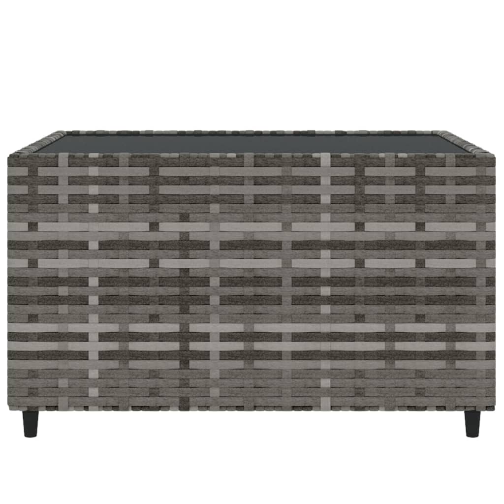 3-delige Loungeset met kussens poly rattan