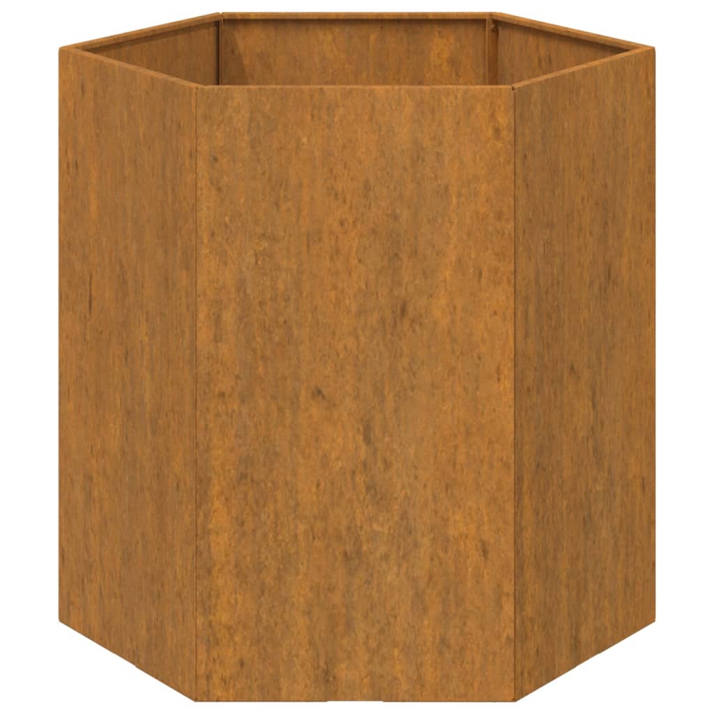 Plantenbak roestig 138x120x45 cm cortenstaal