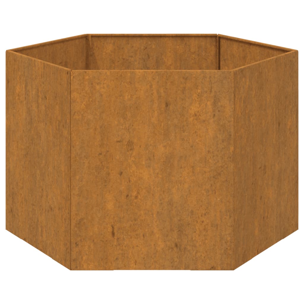 Plantenbak roestig 138x120x45 cm cortenstaal