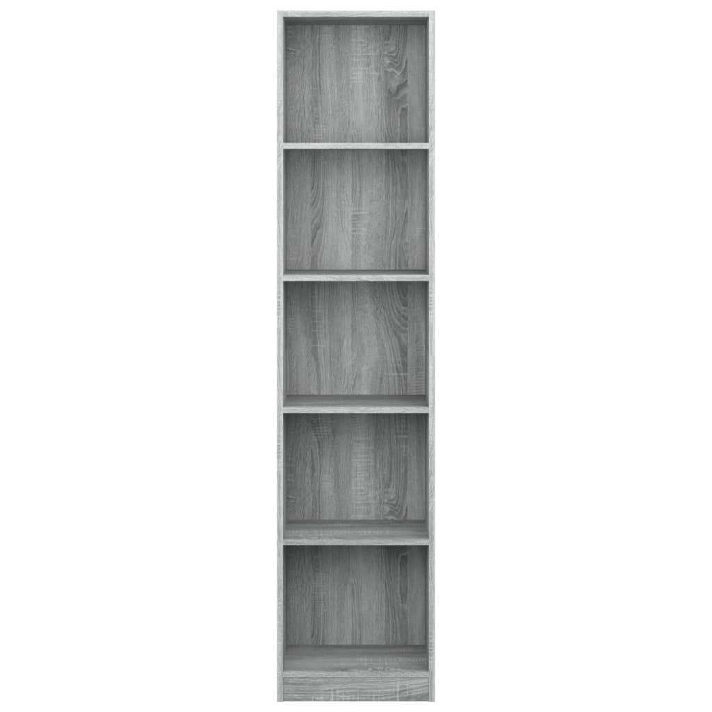 Boekenkast met 4 schappen 80x24x142 cm hout