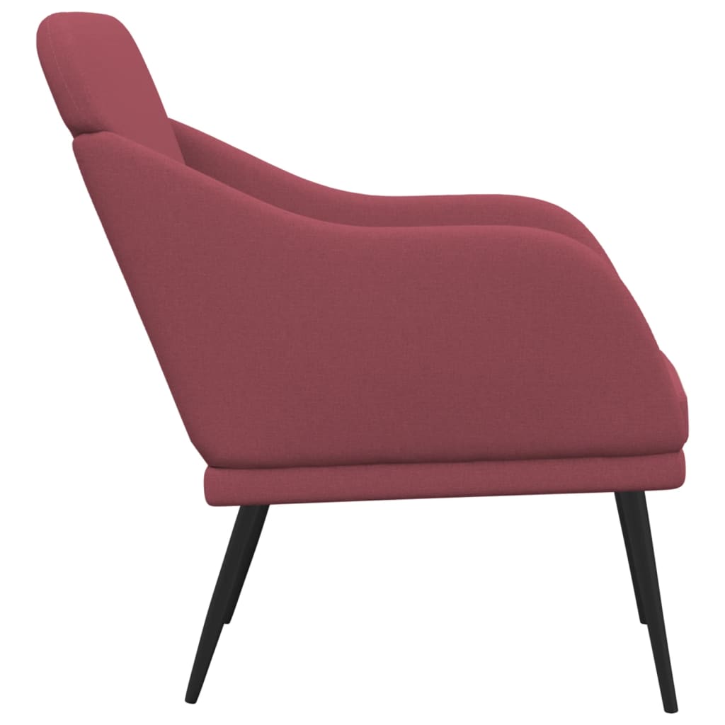 Fauteuil 63x76x80 cm stof lichtgrijs