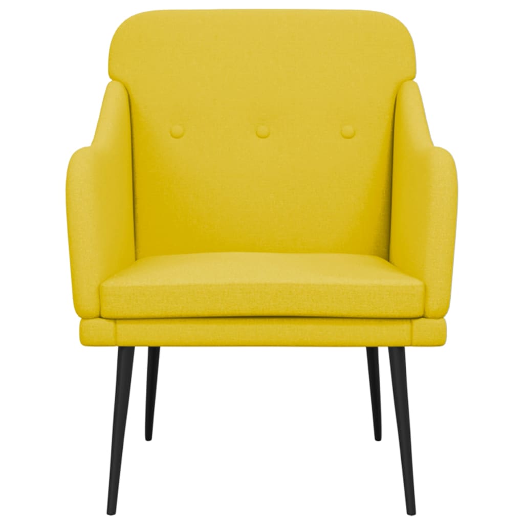 Fauteuil 63x76x80 cm stof lichtgrijs