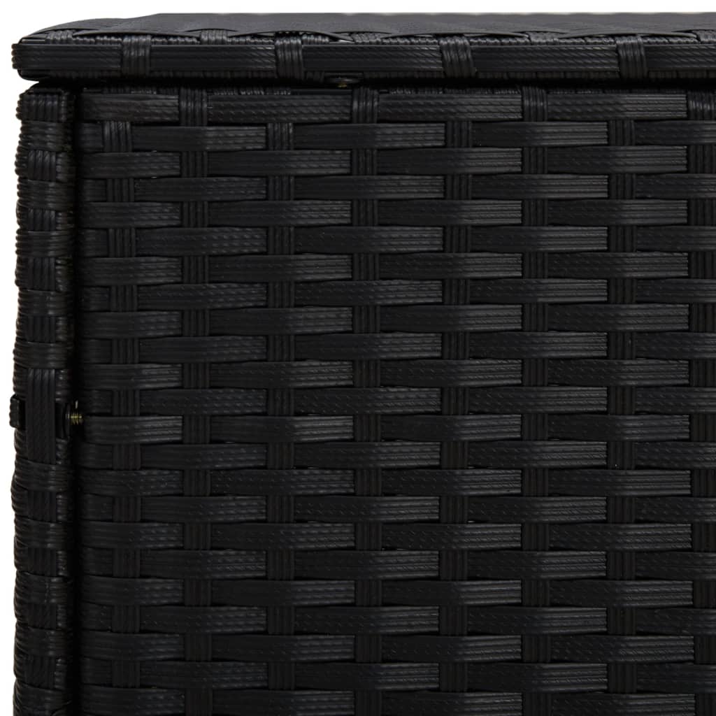 Bijzettafels 3 st poly rattan