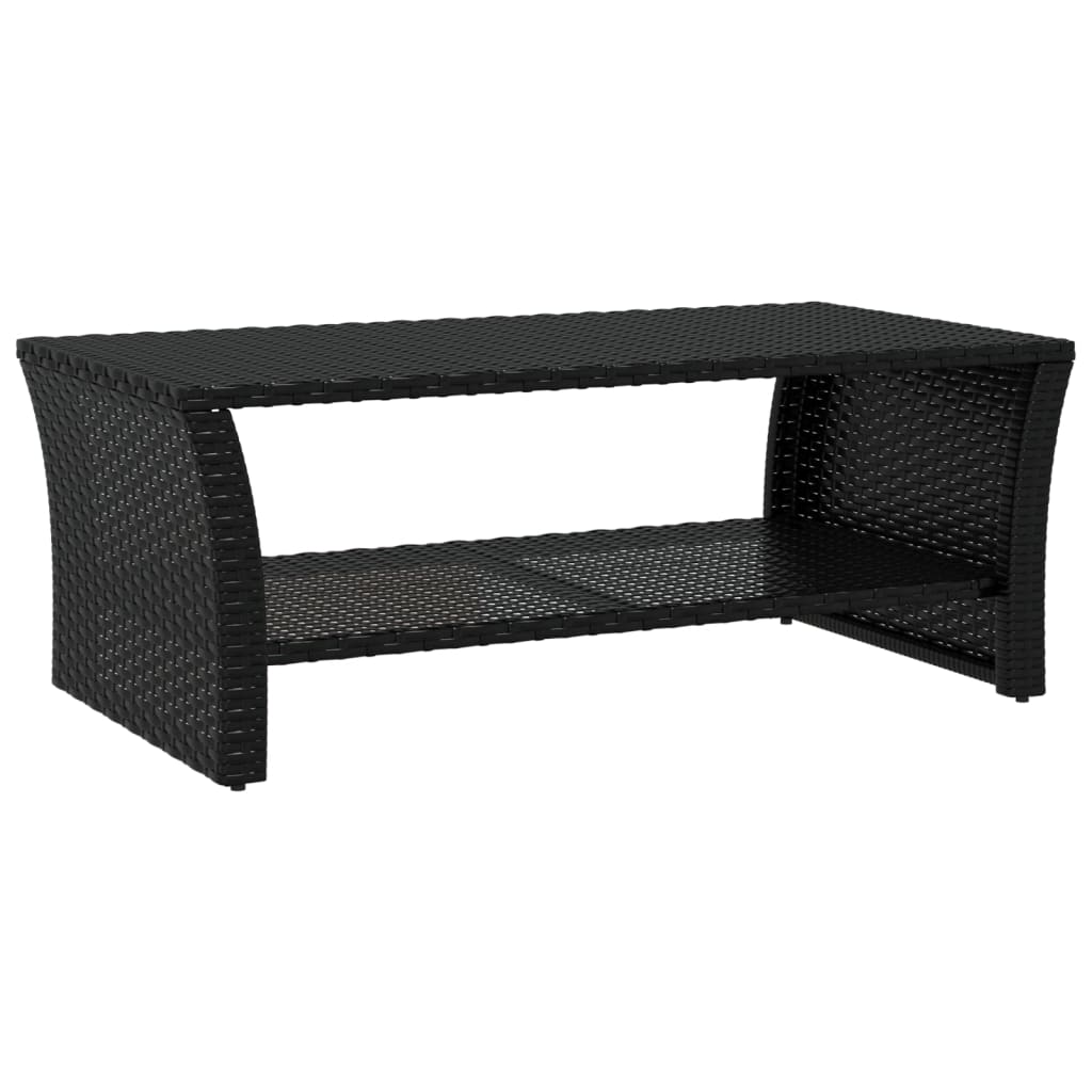 Salontafel 100x50x40 cm poly rattan