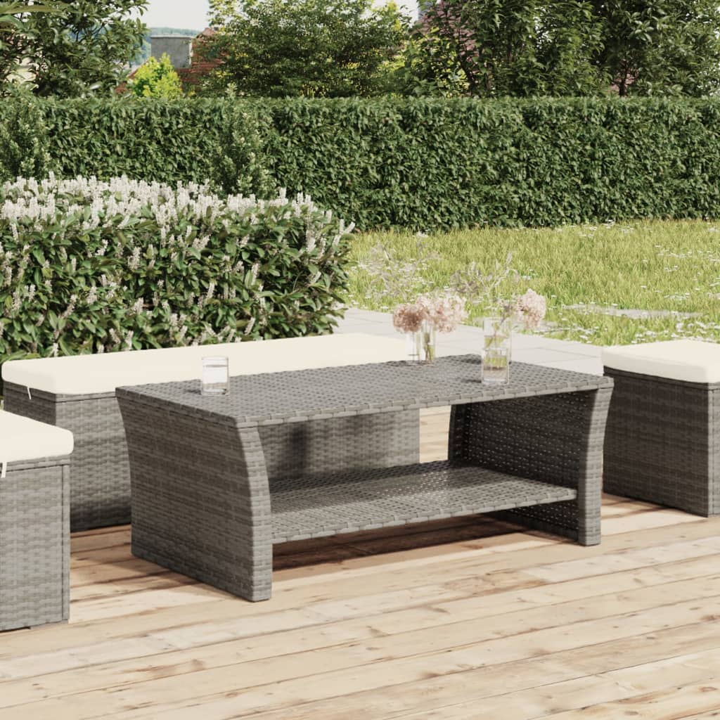 Salontafel 100x50x40 cm poly rattan