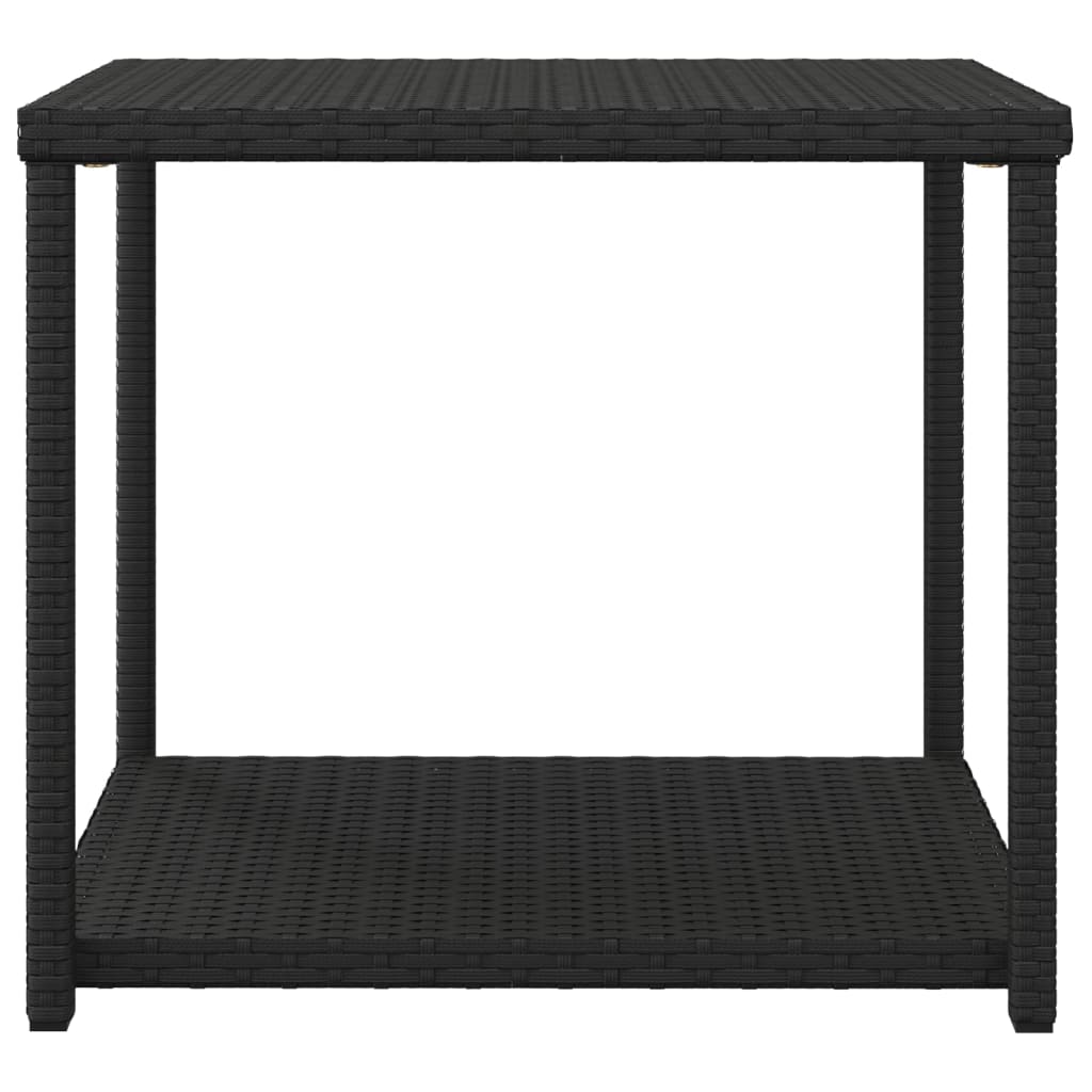 Bijzettafel 55x45x49 cm poly rattan