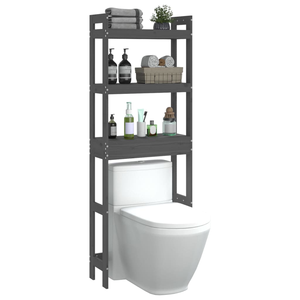 Toiletrek 63x26x171 cm massief grenenhout