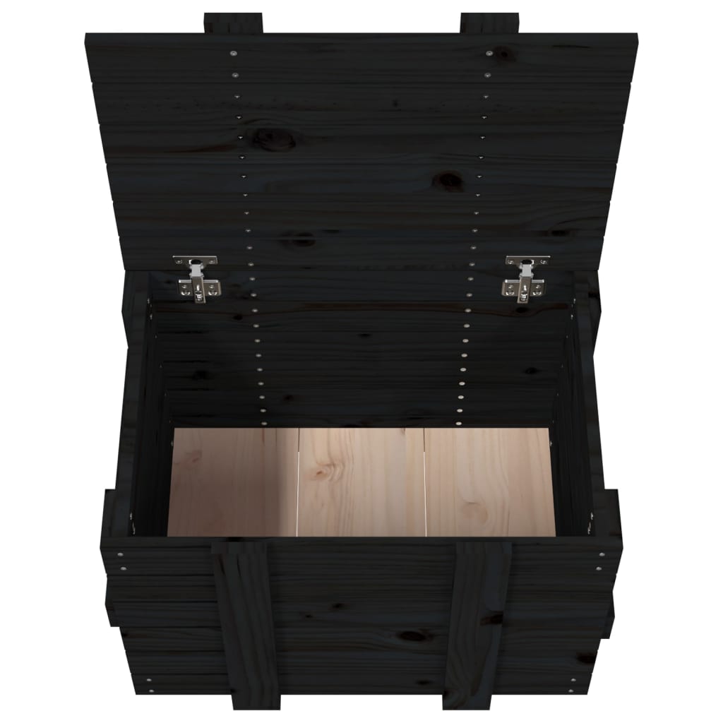 Opbergbox 58x40,5x42 cm massief grenenhout