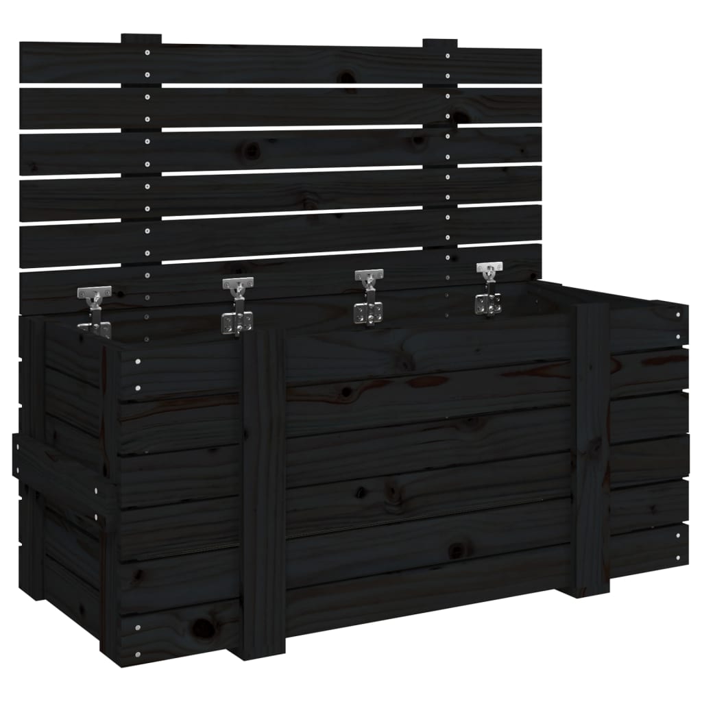 Opbergbox 58x40,5x42 cm massief grenenhout