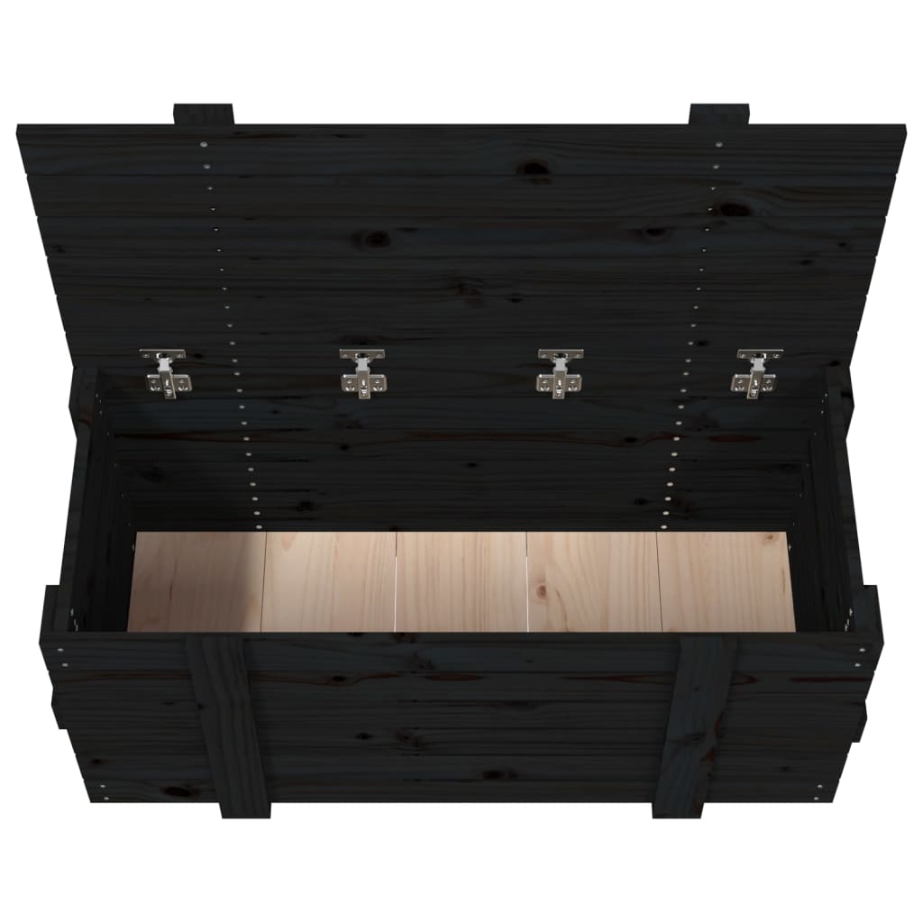 Opbergbox 58x40,5x42 cm massief grenenhout