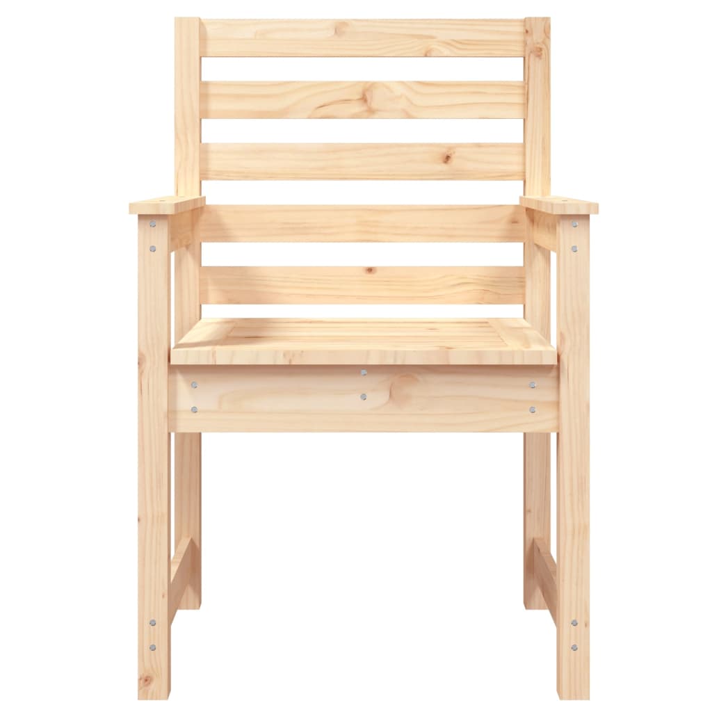 Tuinstoelen 2 st 60x48x91 cm massief