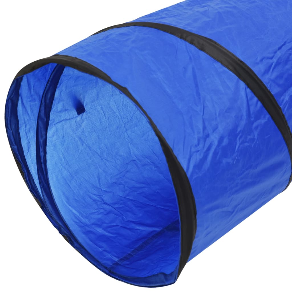 Hondentunnel Ø 40 x 200 cm polyester blauw