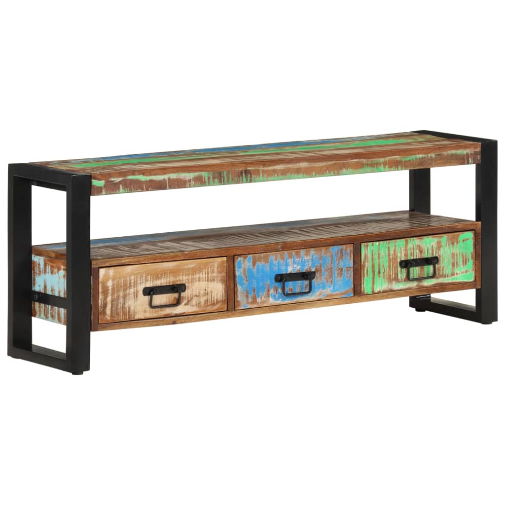 Tv-meubel 120x30x45 cm massief gerecycled hout