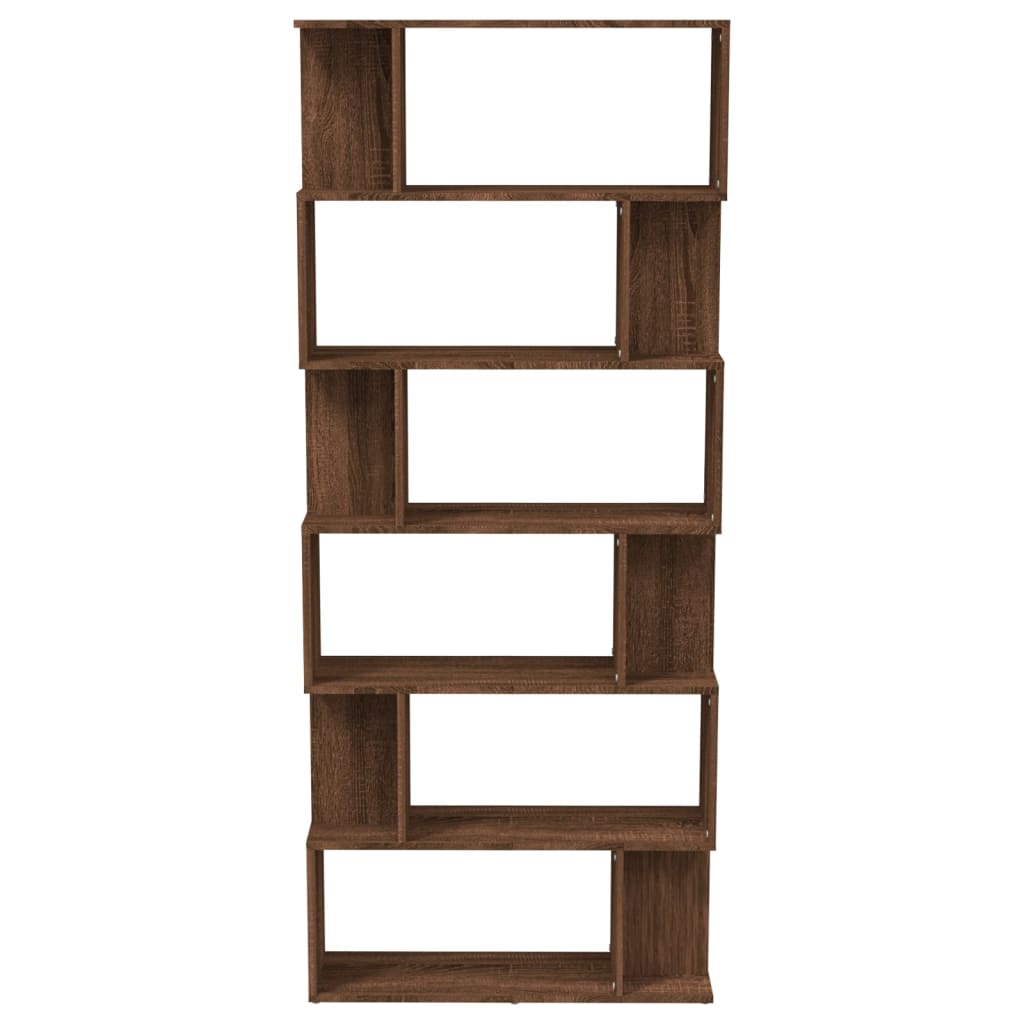 Boekenkast / kamerscherm 80x24x192 cm bewerkt hout