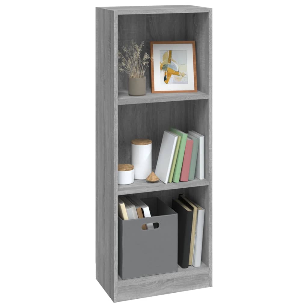 Boekenkast 60x24x175 cm bewerkt hout eikenkleurig