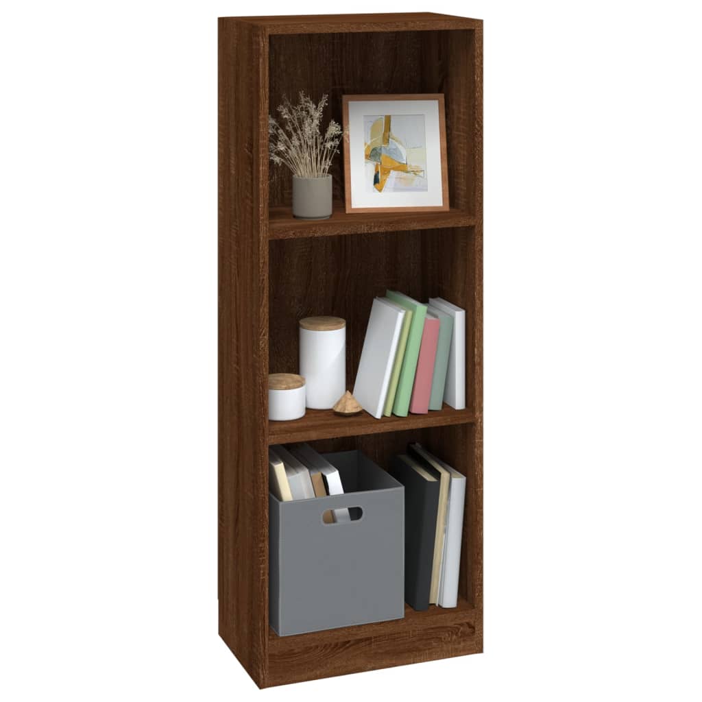 Boekenkast met 4 schappen 80x24x142 cm hout