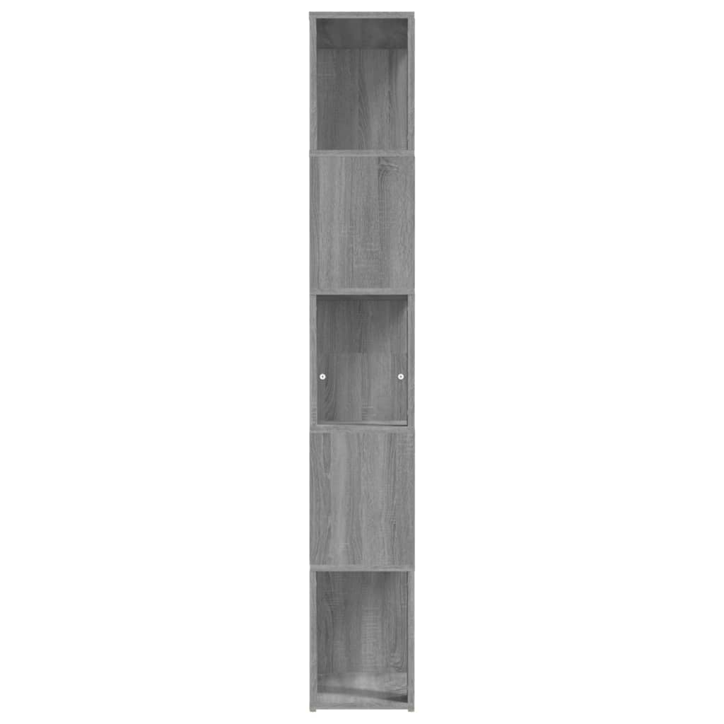 Boekenkast 45x24x160 cm bewerkt hout