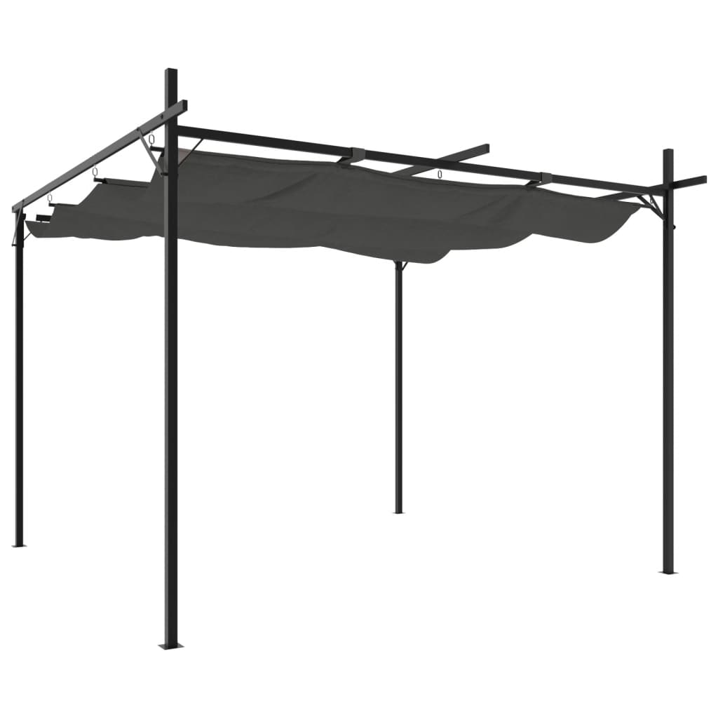 Pergola met uitschuifbaar dak 589x292x230