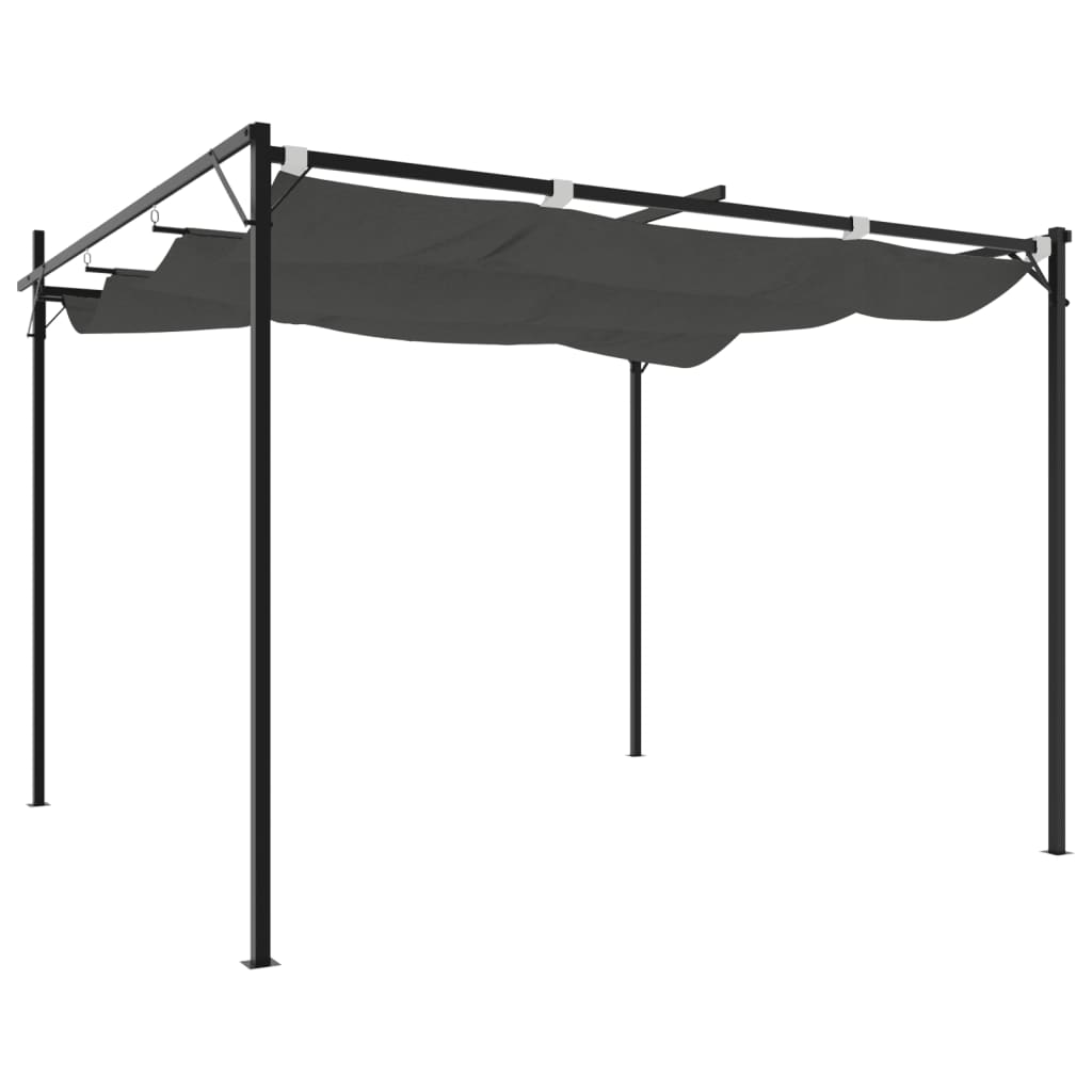 Pergola met uitschuifbaar dak 589x292x230