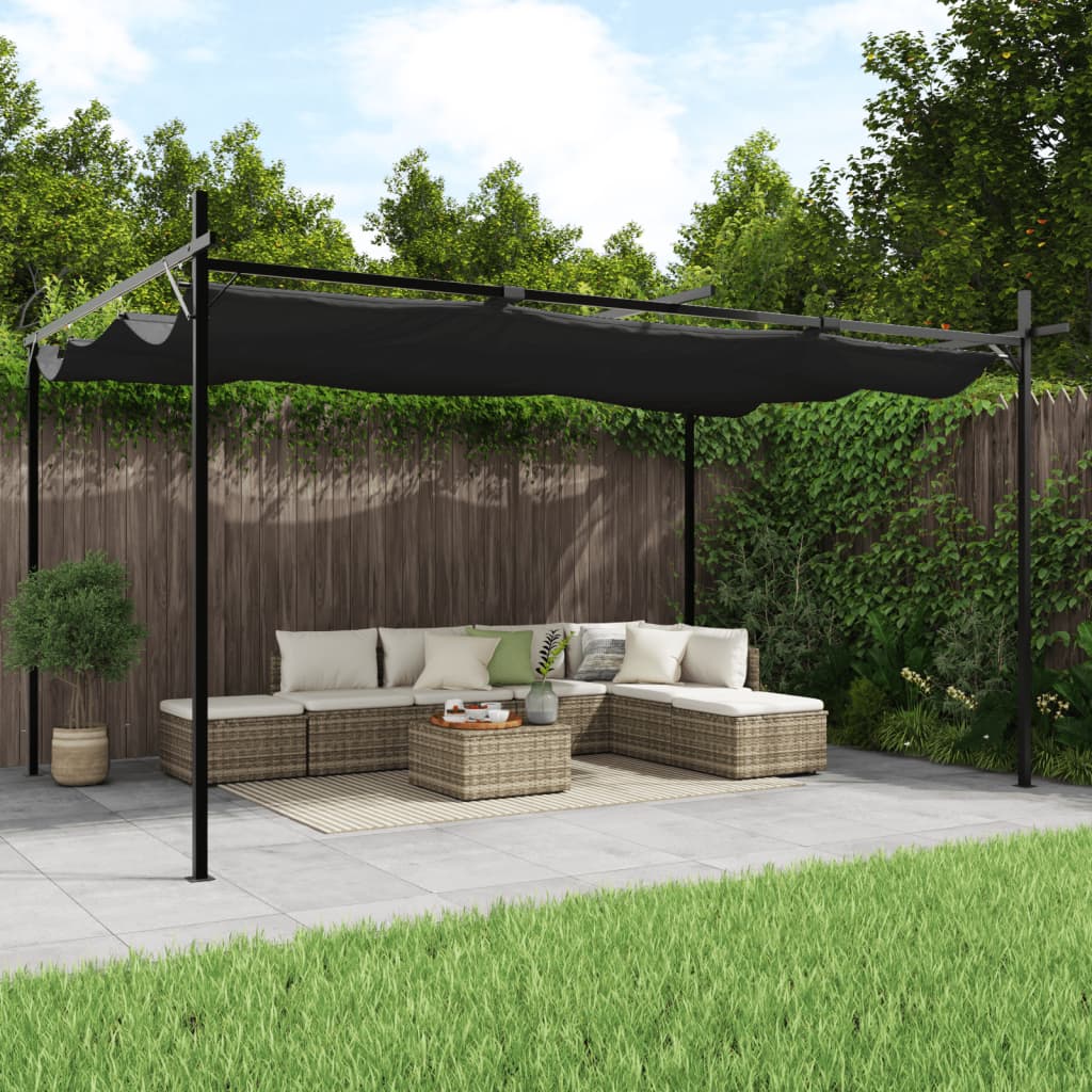 Pergola met uitschuifbaar dak 589x292x230