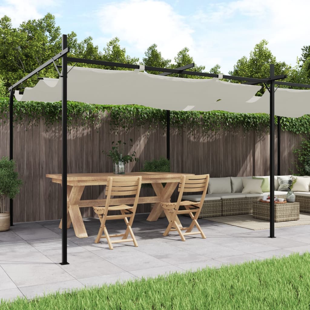 Pergola met uitschuifbaar dak 589x292x230