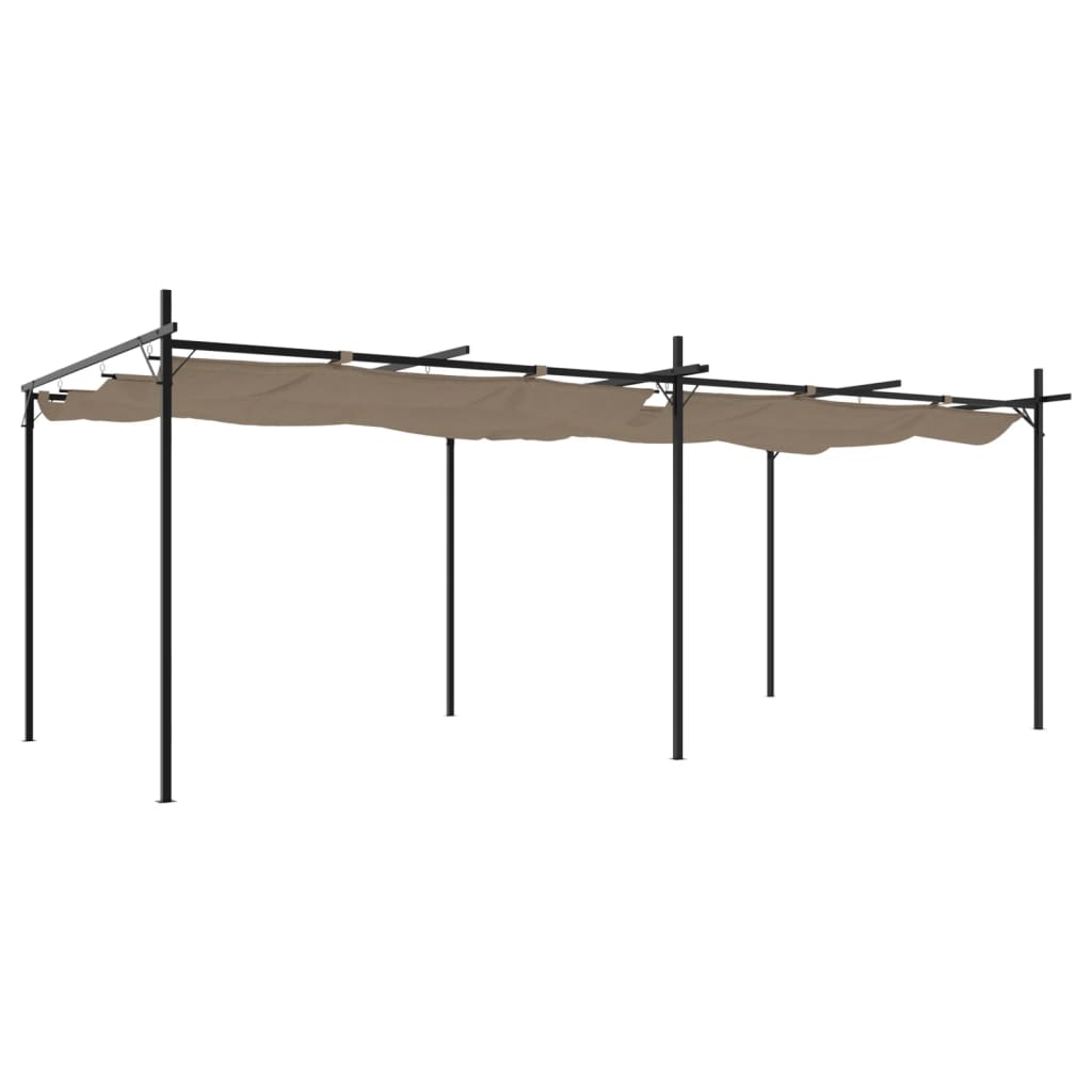 Pergola met uitschuifbaar dak 589x292x230