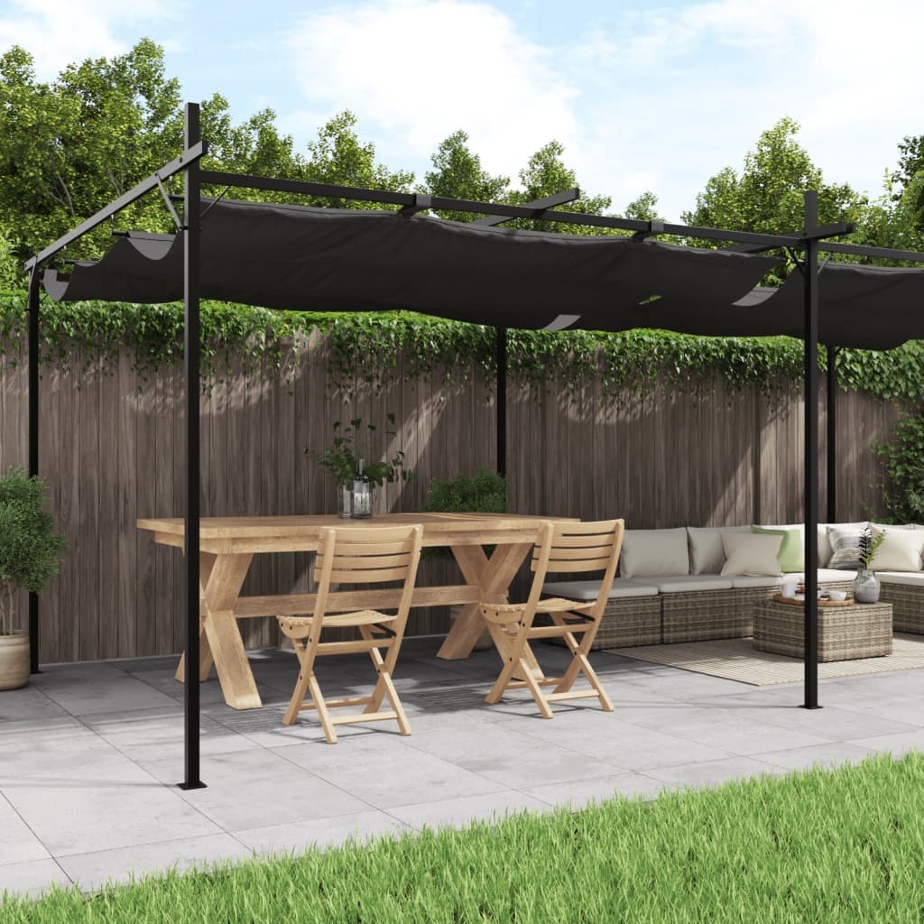 Pergola met uitschuifbaar dak 589x292x230