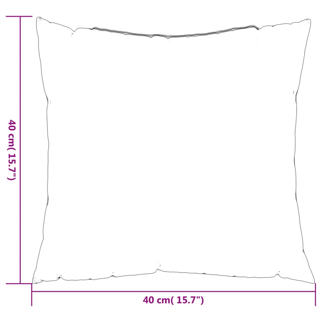 Sierkussens 4 st 60x60 cm stof