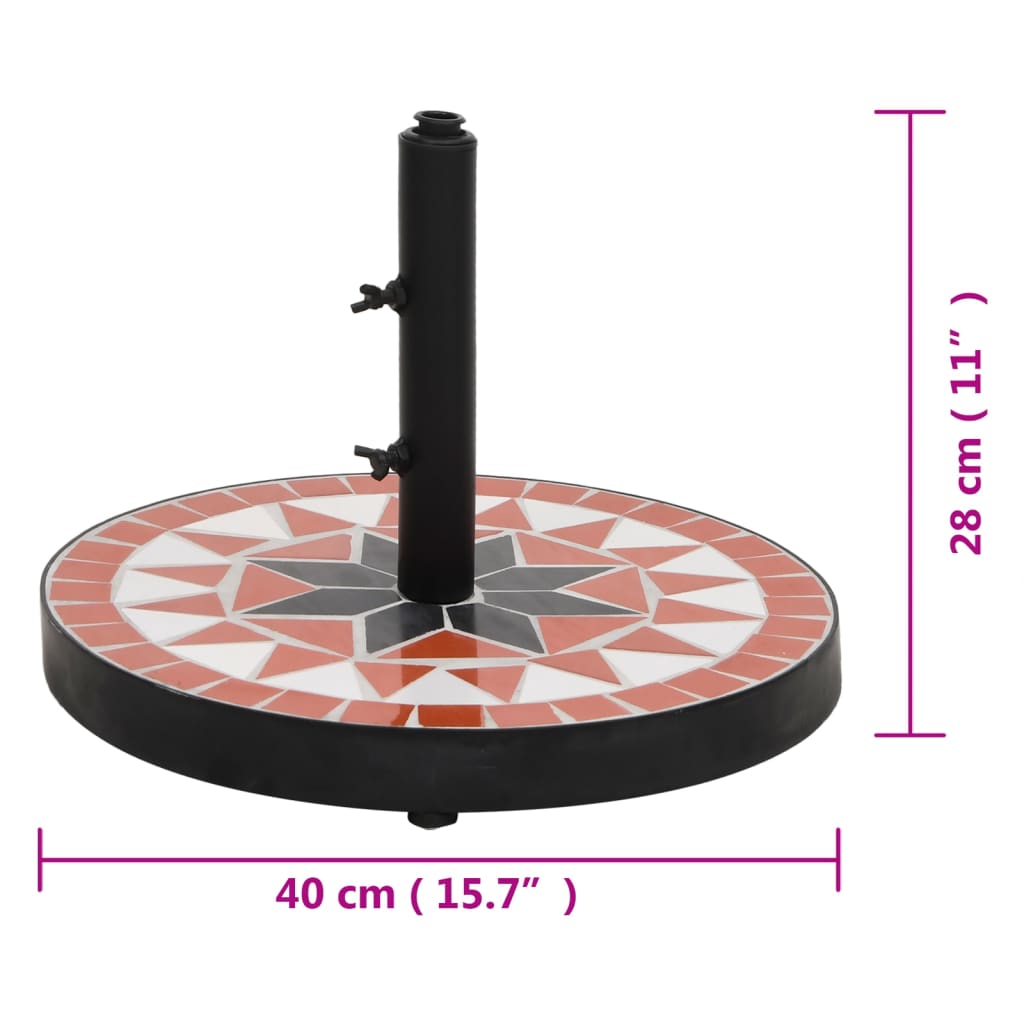 Parasolvoet vierkant 12 kg