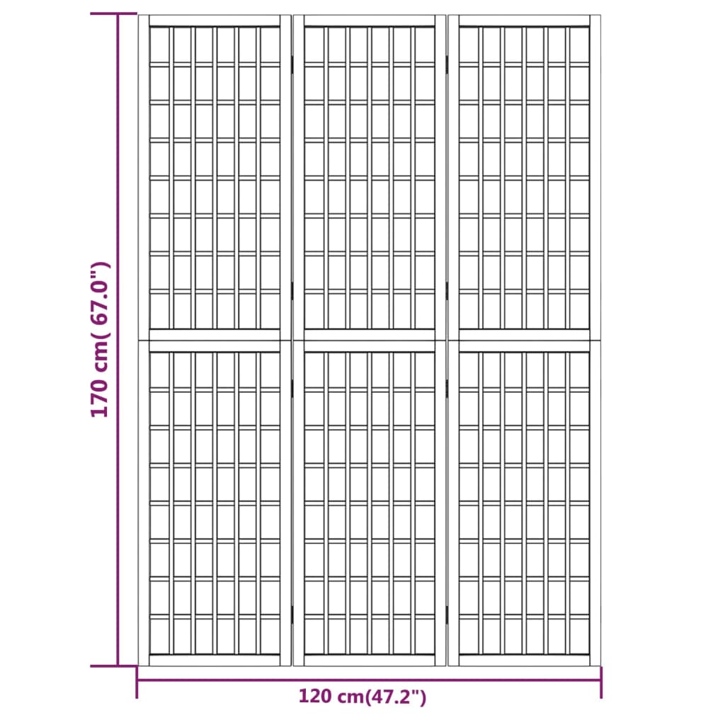 Kamerscherm inklapbaar 5 panelen Japanse stijl 200x170 cm