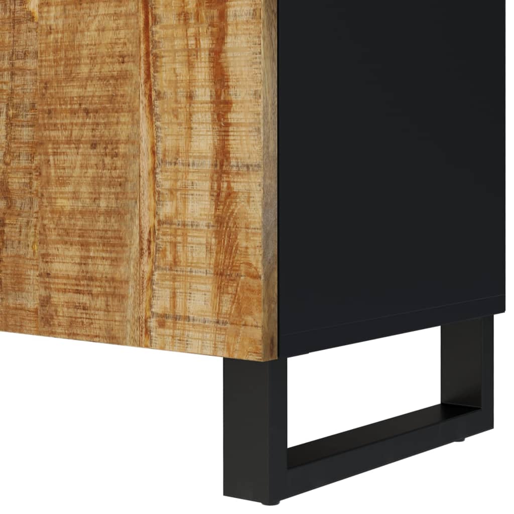 Tv-meubel 105x33,5x46 cm massief acaciahout en bewerkt hout