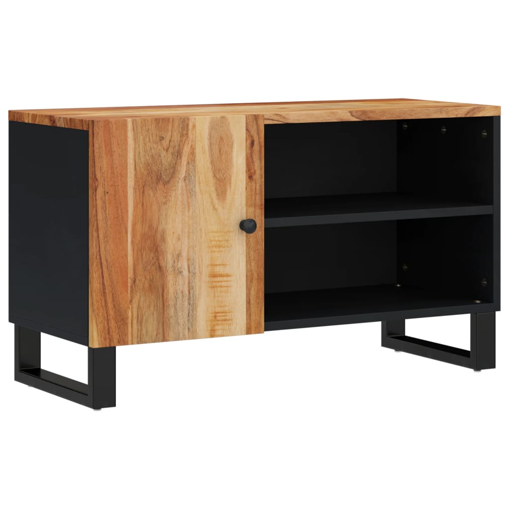 Tv-meubel 80x33x46 cm massief hout gerecycled en bewerkt hout