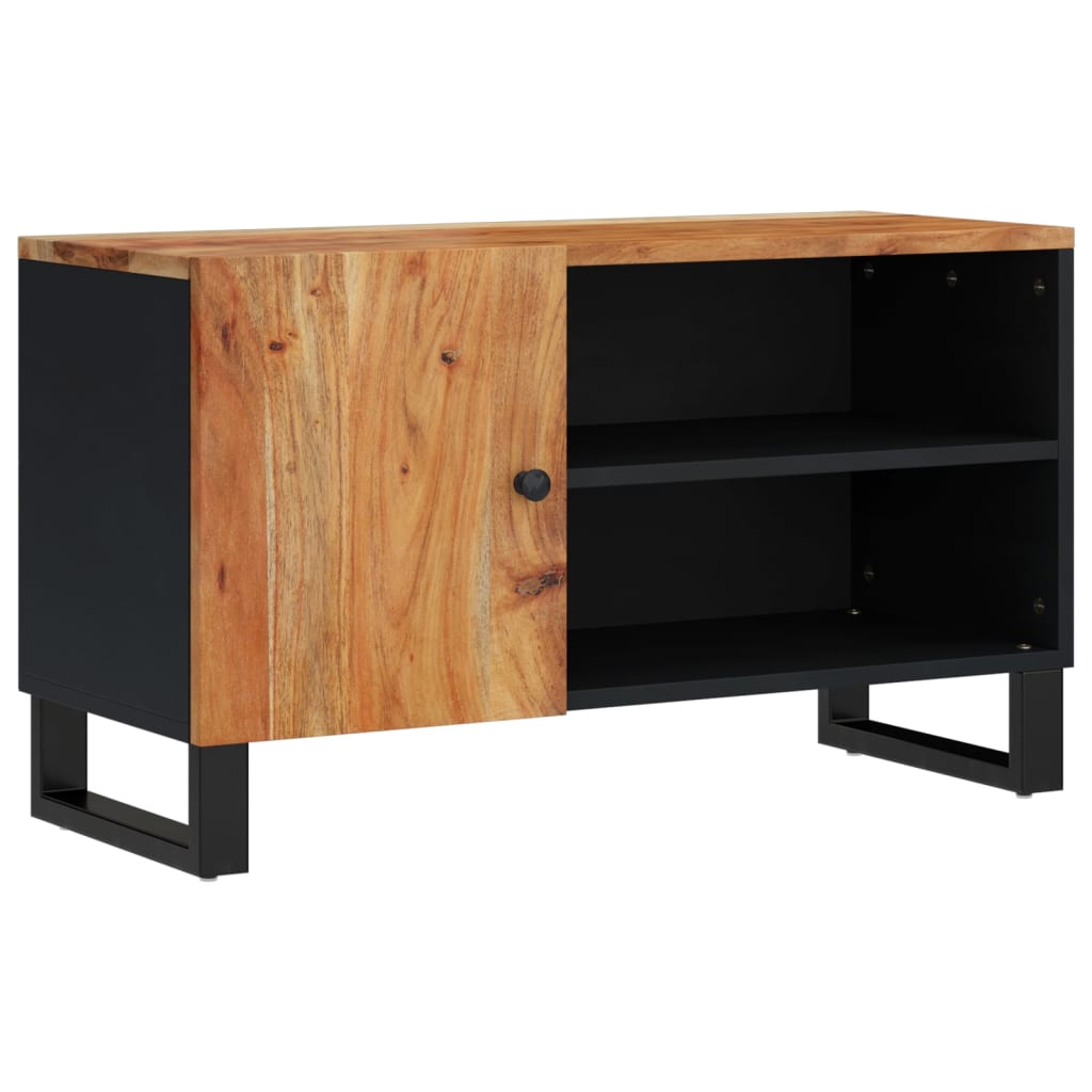 Tv-meubel 80x33x46 cm massief hout gerecycled en bewerkt hout