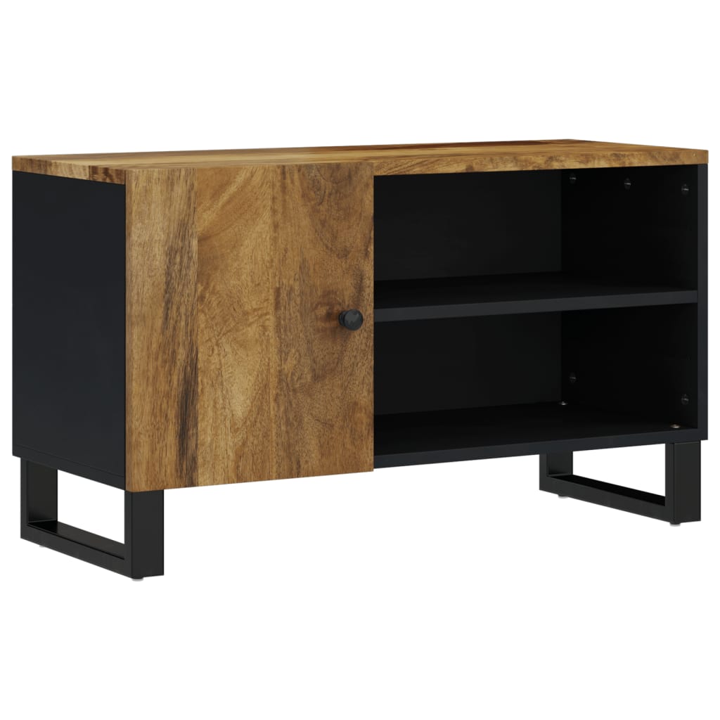 Tv-meubel 80x33x46 cm massief hout gerecycled en bewerkt hout