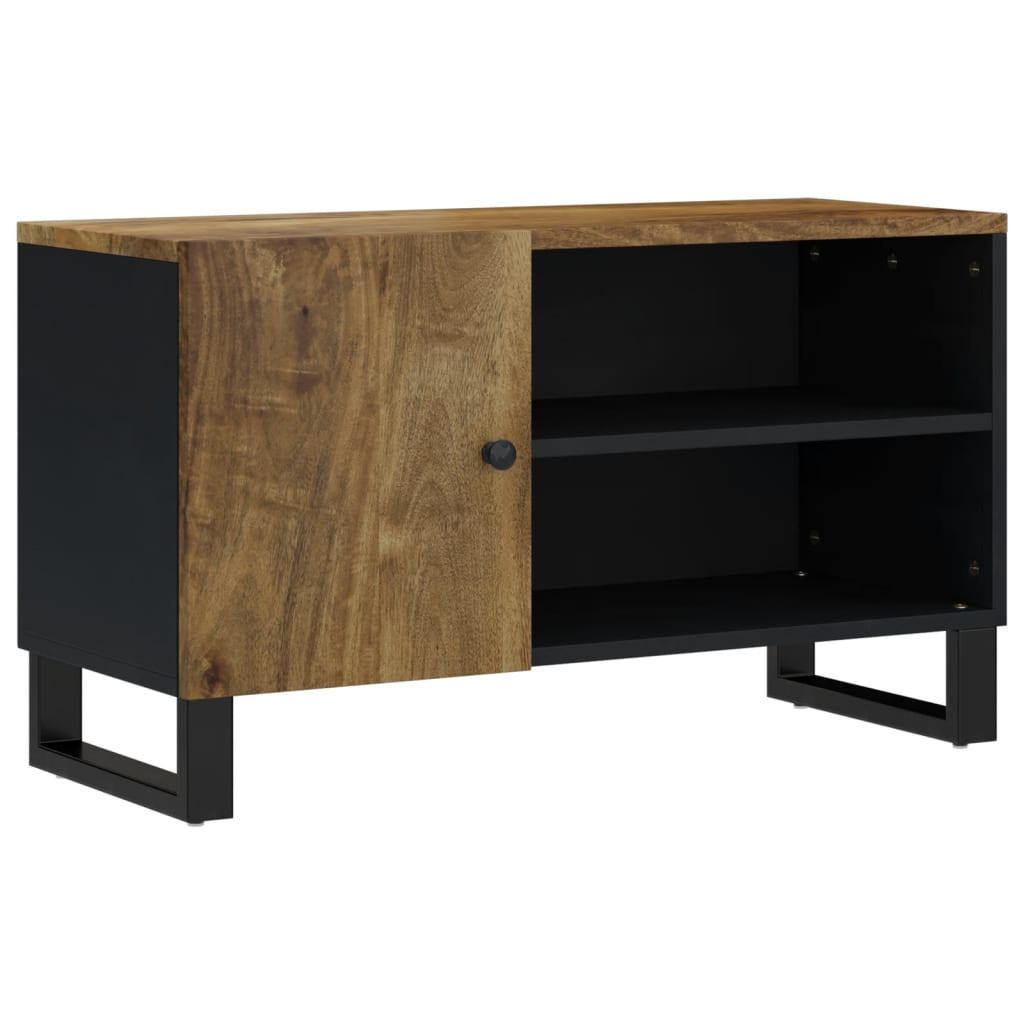 Tv-meubel 80x33x46 cm massief hout gerecycled en bewerkt hout