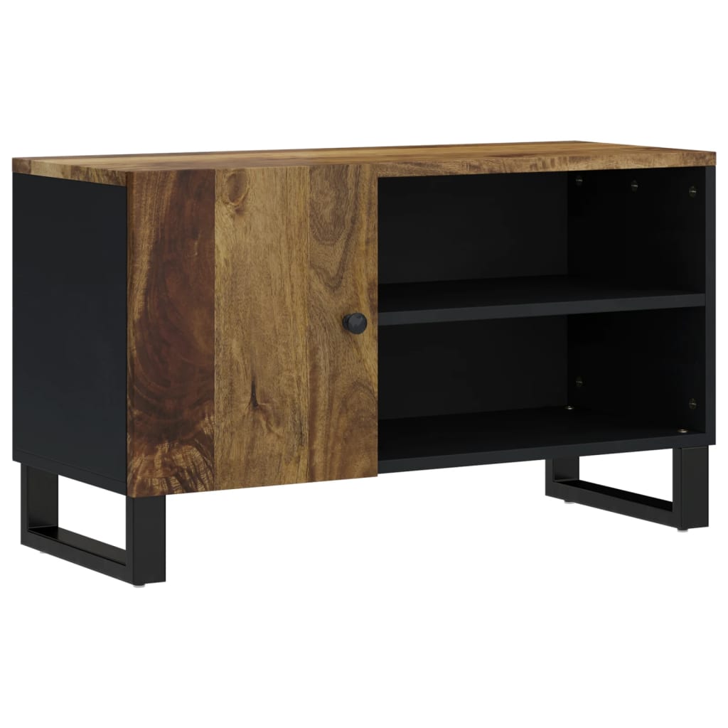 Tv-meubel 80x33x46 cm massief hout gerecycled en bewerkt hout